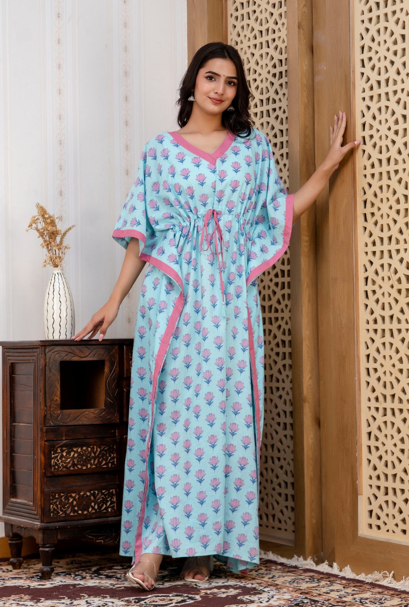 Kaftan gown nighty sale