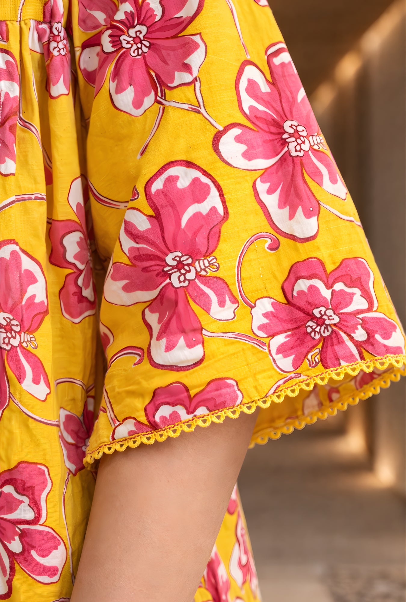 Sunblush Floral Cotton Printed Nightwear Gown