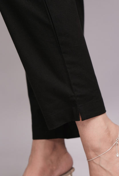 Women’s Black Cotton Pant – Soft, Relaxed & Everyday Wear