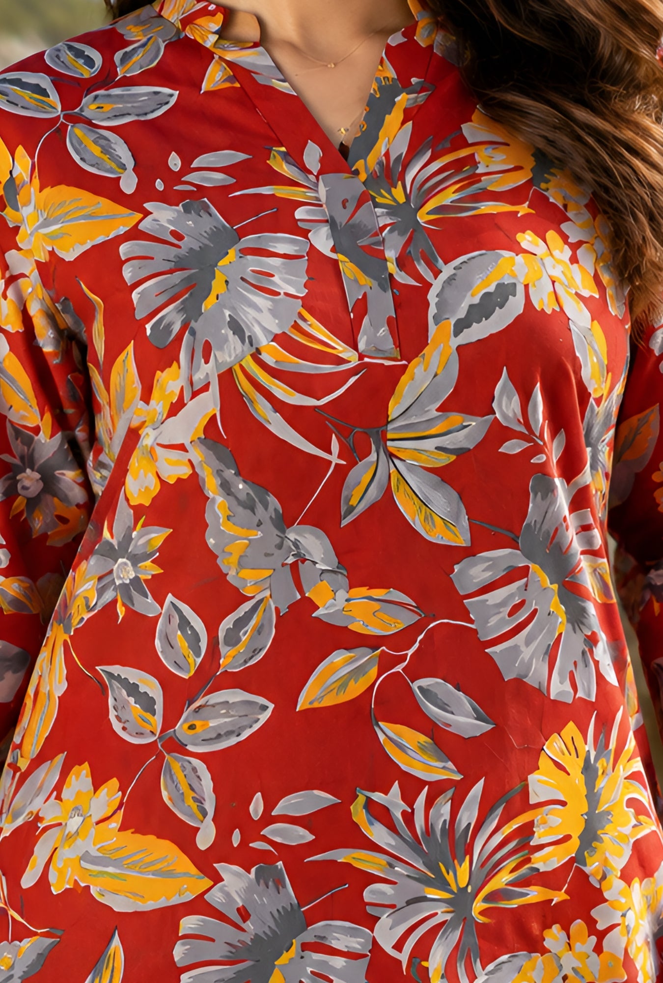 Meadow Breeze Rust Cotton Co-ords Set
