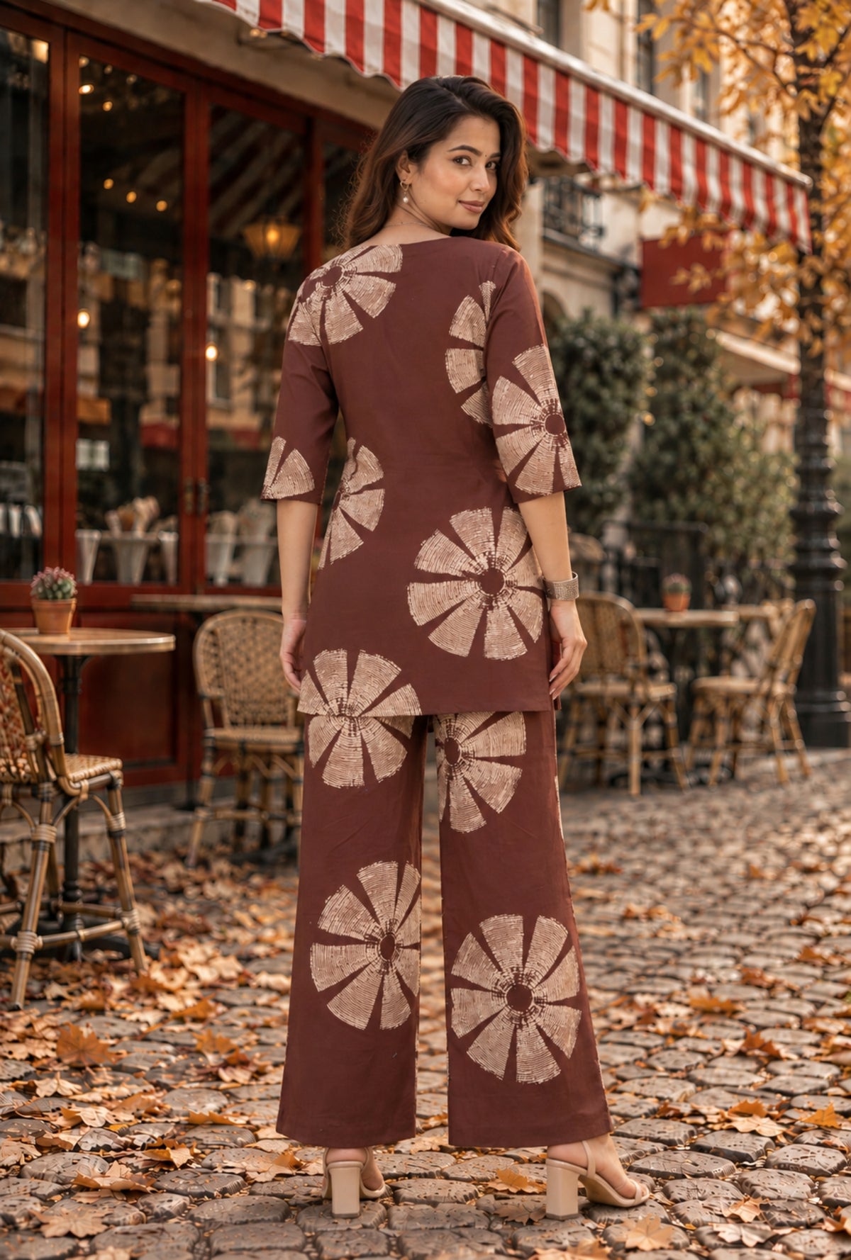 Cocoa Heritage Coco Printed Cotton Co-ords Set