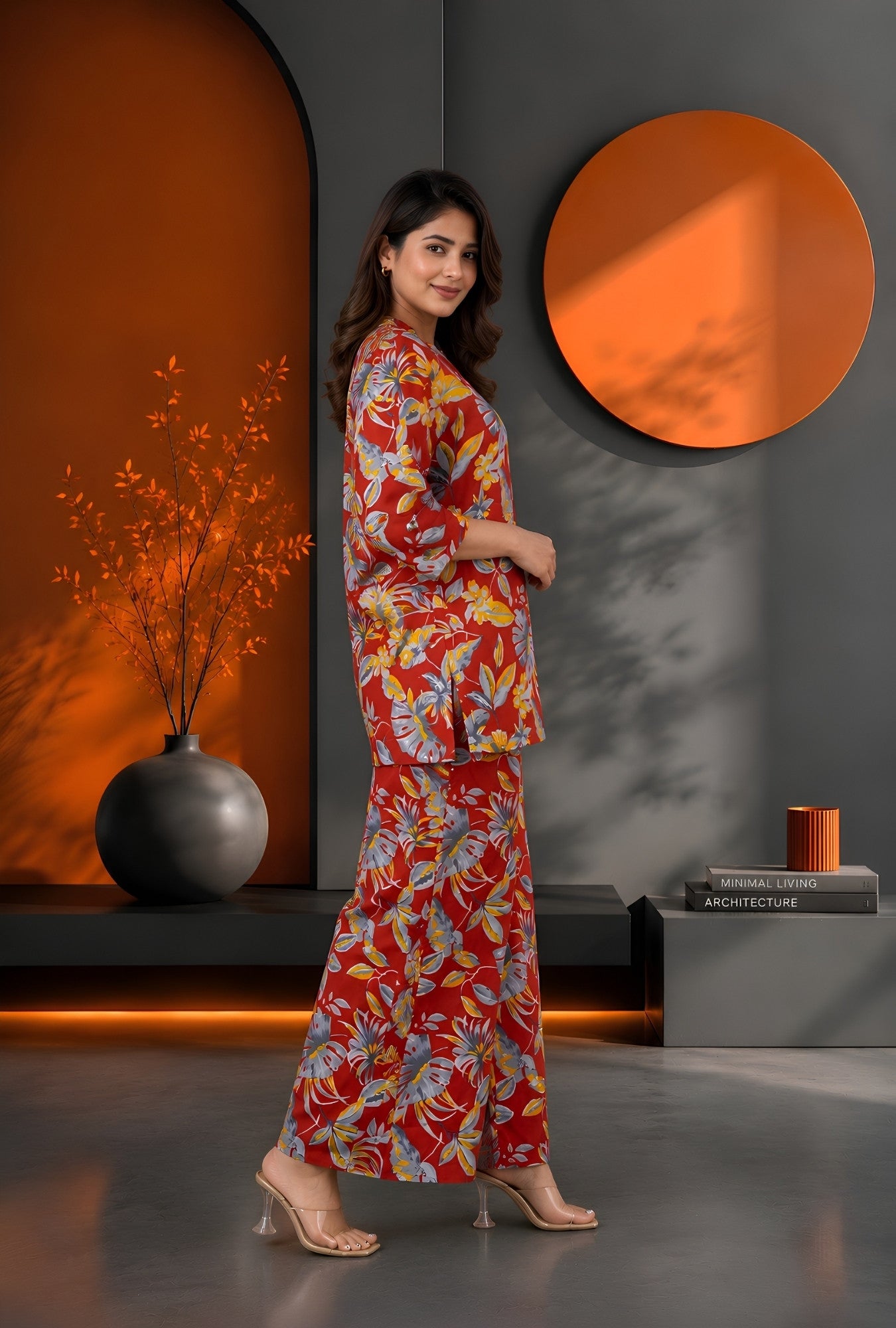 Meadow Breeze Rust Cotton Co-ords Set