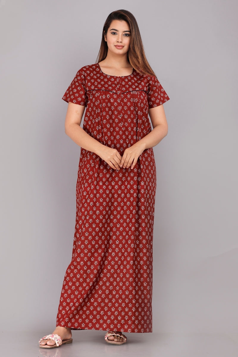 ANGELINA COTTON NIGHTIES BRANDED GOOD QUALITY NIGHT GOWN BUY ONLINE  SHOPPING IN INDIA  textiledealin