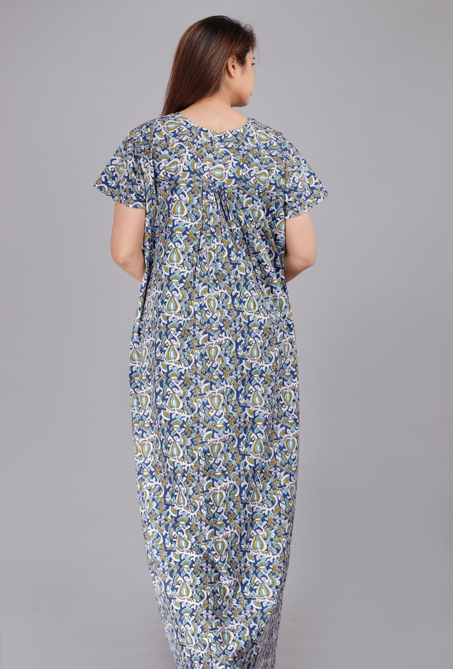 Women Plus Size All Floral Nighty/ Night Gown | Apella